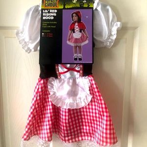 Kids Little Red Riding Hood Costume 🎃